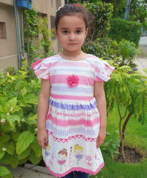 Petal Blush - Light Pink Frock for Girls