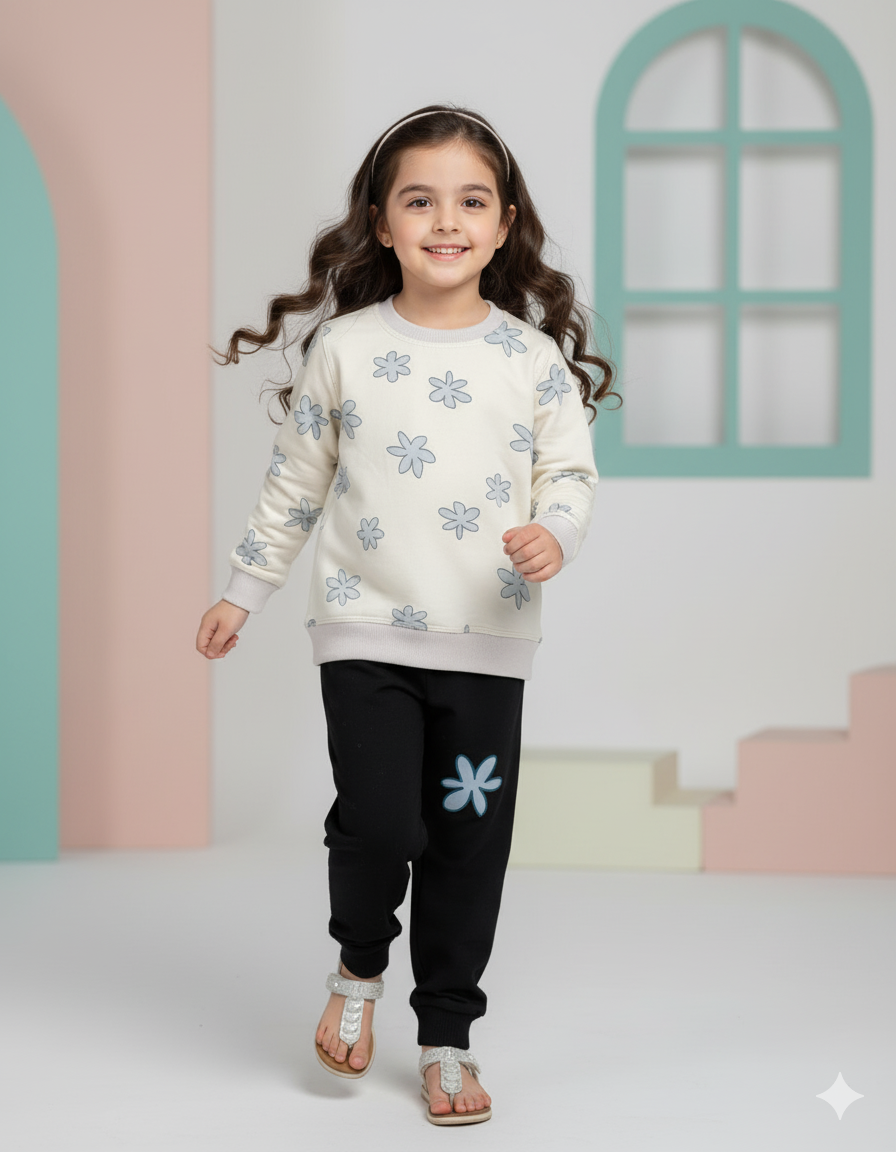 Winter Petal Elegance Ensemble