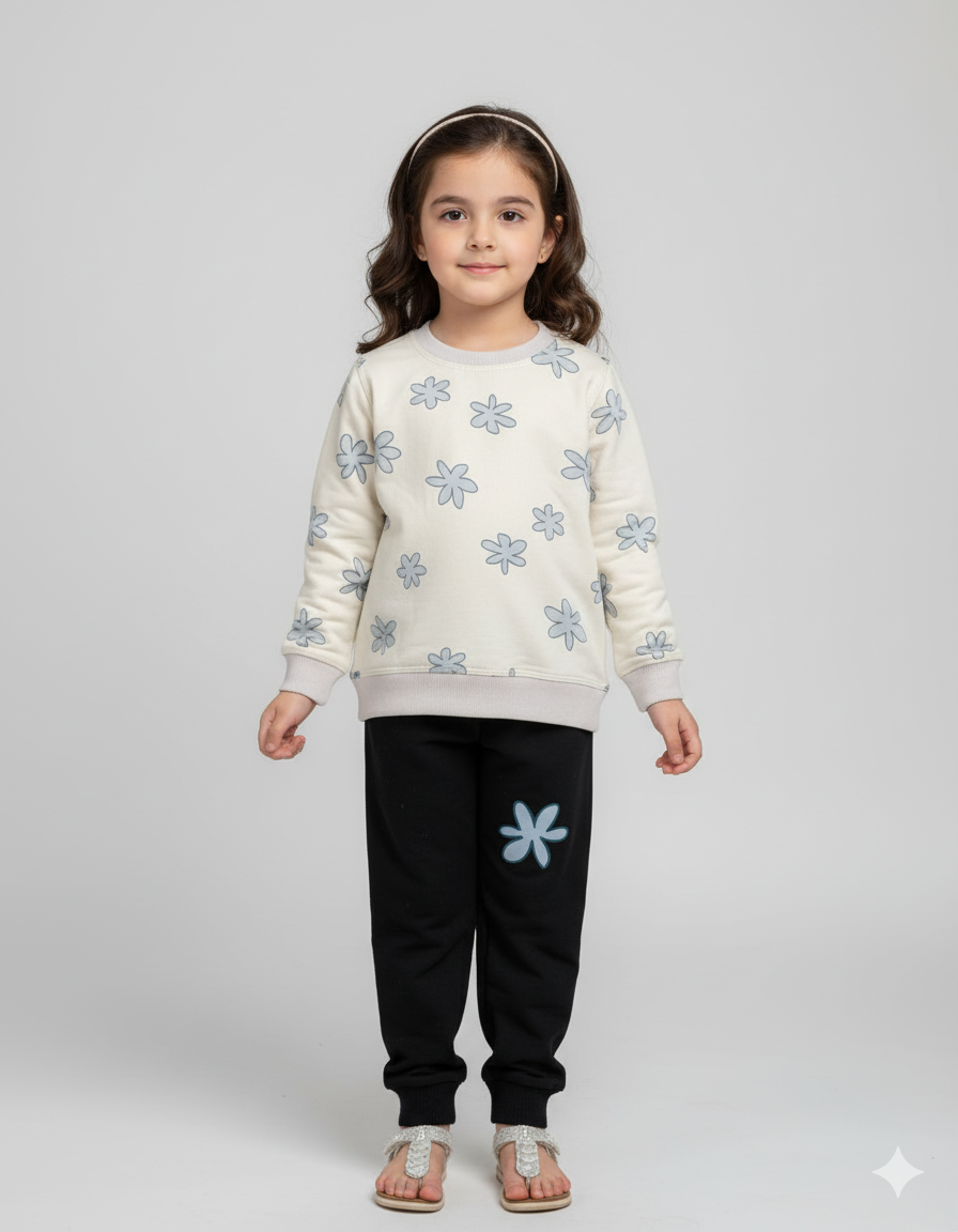 Winter Petal Elegance Ensemble