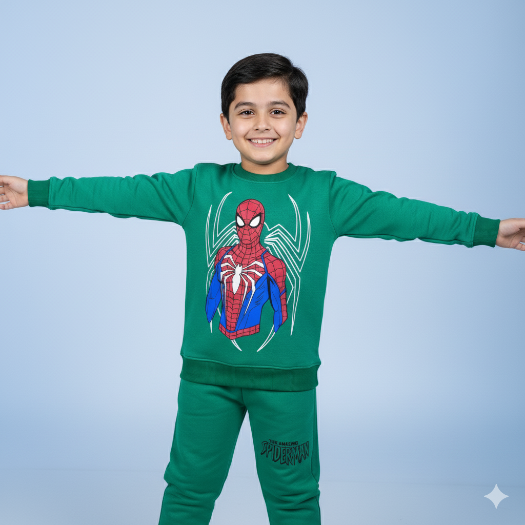 Spiderman Beautiful Winter Set Soft Winter Fabric