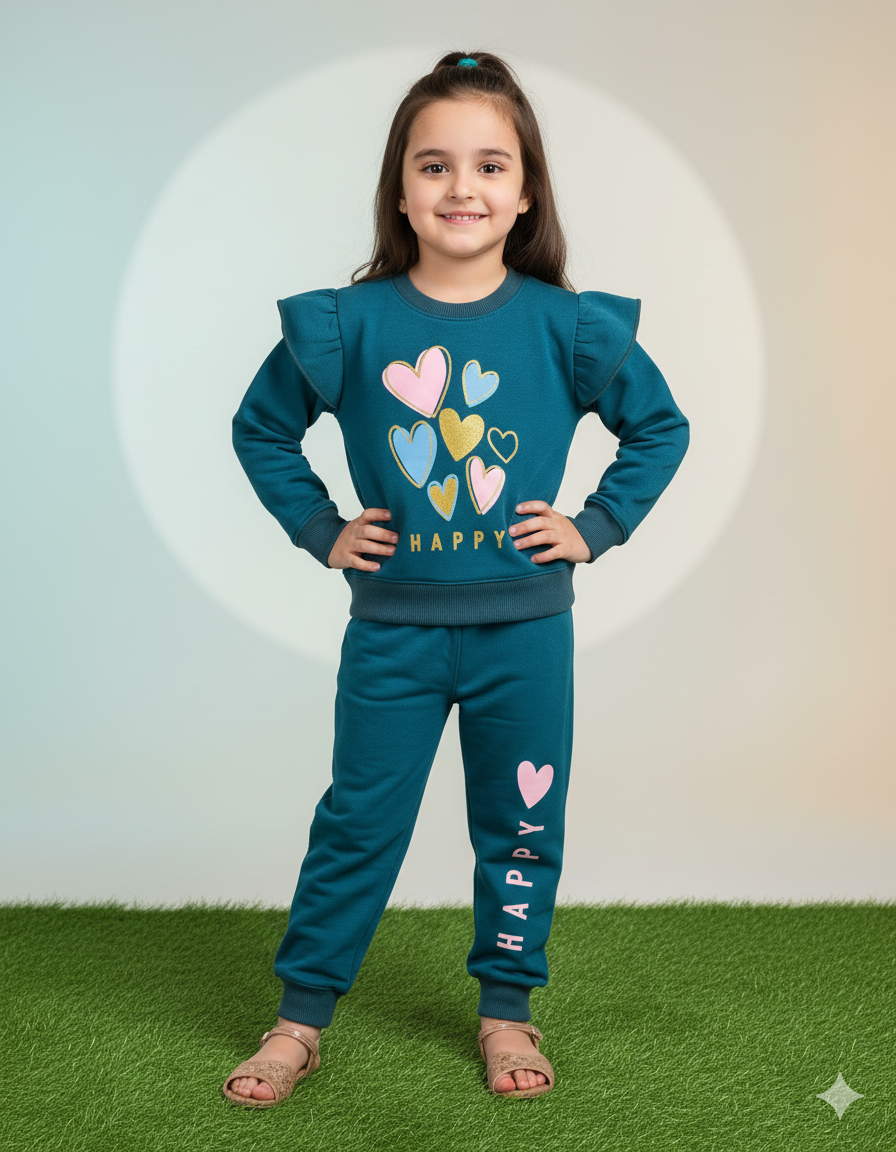 Happy Blueish || Glitter Special Trendy Frill Latest Design Comfort Soft Winter