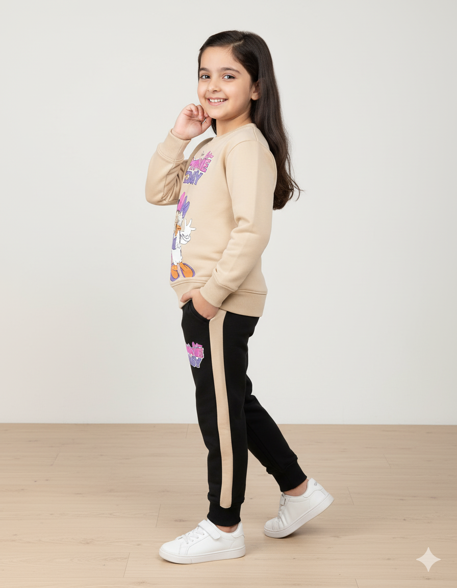 Disney Minnie & Daisy Kids Tracksuit | Winter tracksuit fancy Set for Girls