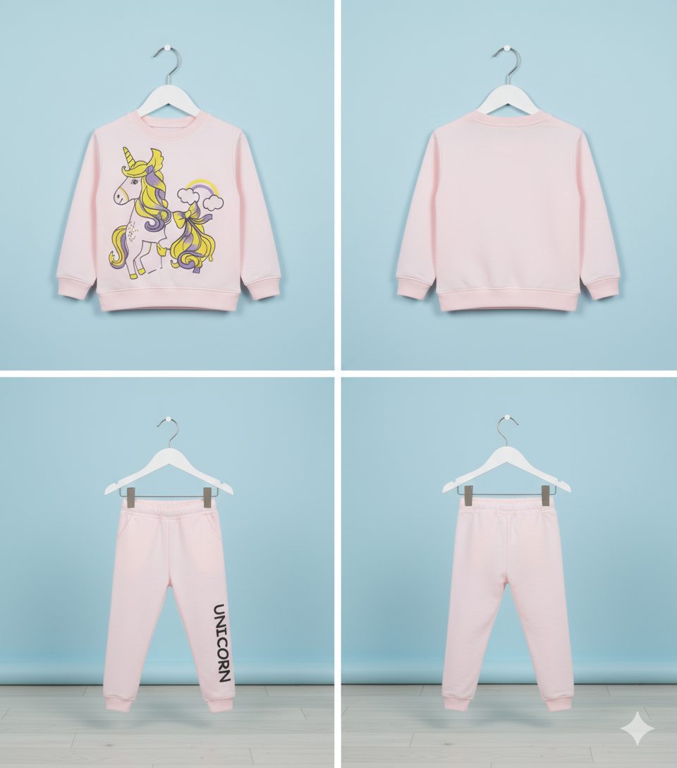 Baby Blush Unicorn Delight Winter Tracksuit for Girls