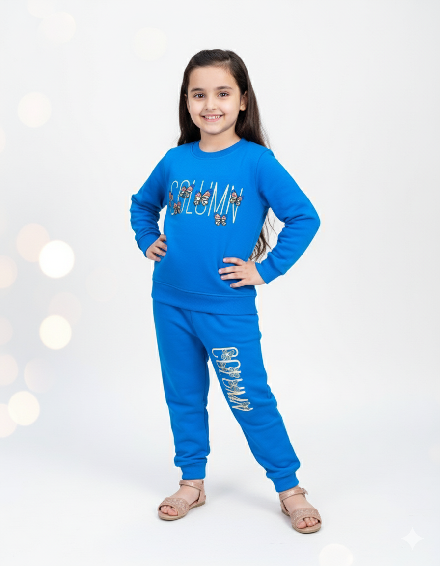 Mini Minors || COLUMN || Blue Butterflies || Soft Winter Fabric