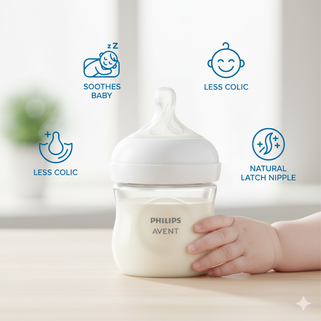 Philips Avent Natural Response 125ml Bottle PK1 (SCY900/01)