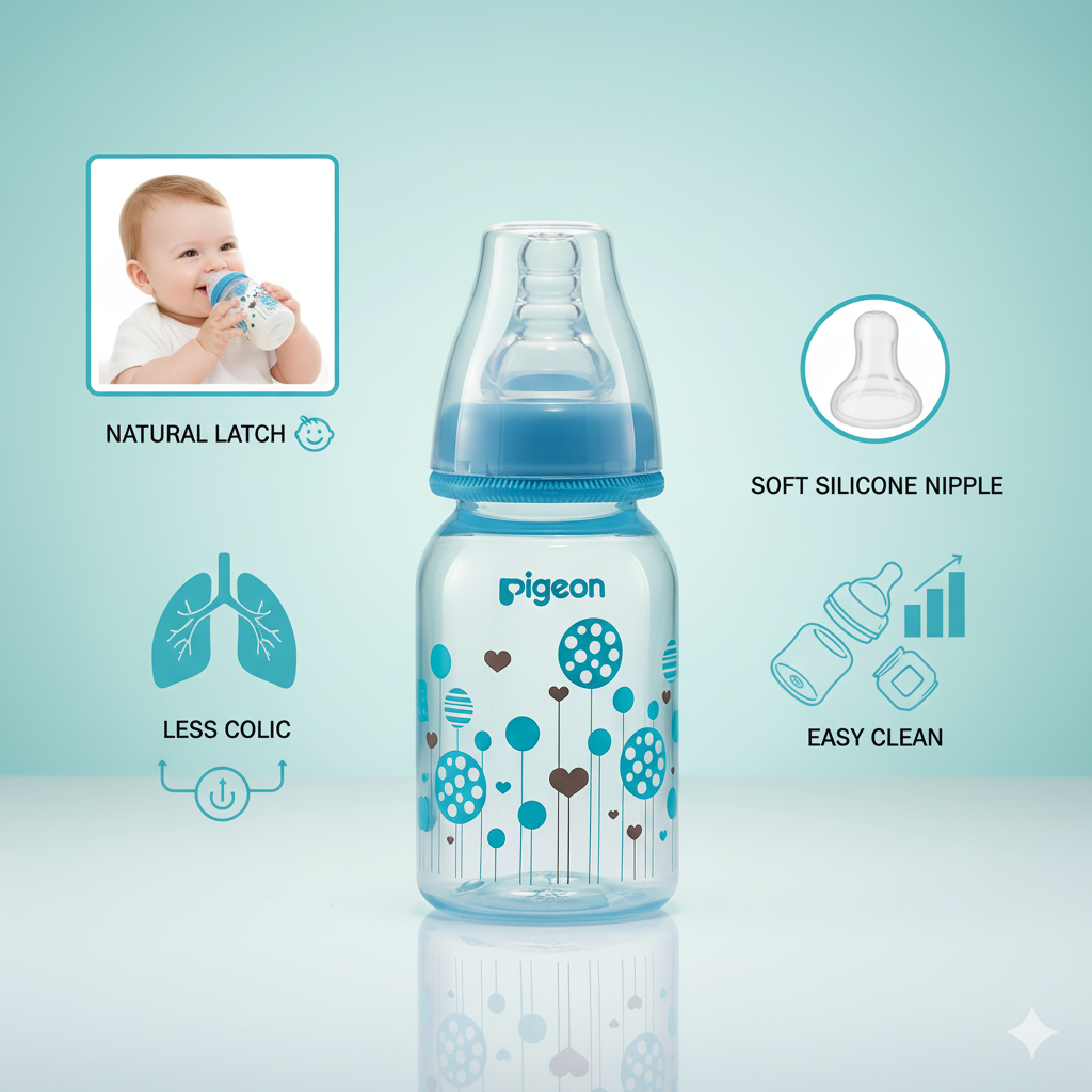 Flexible Feeder Clear Rpp 120 Ml Blue
