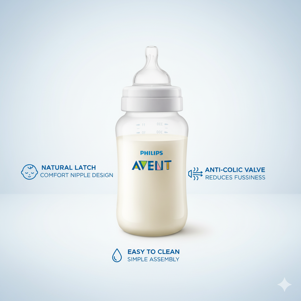 Philips Avent Anti-colic baby bottle 330ml - (SCY106/01)