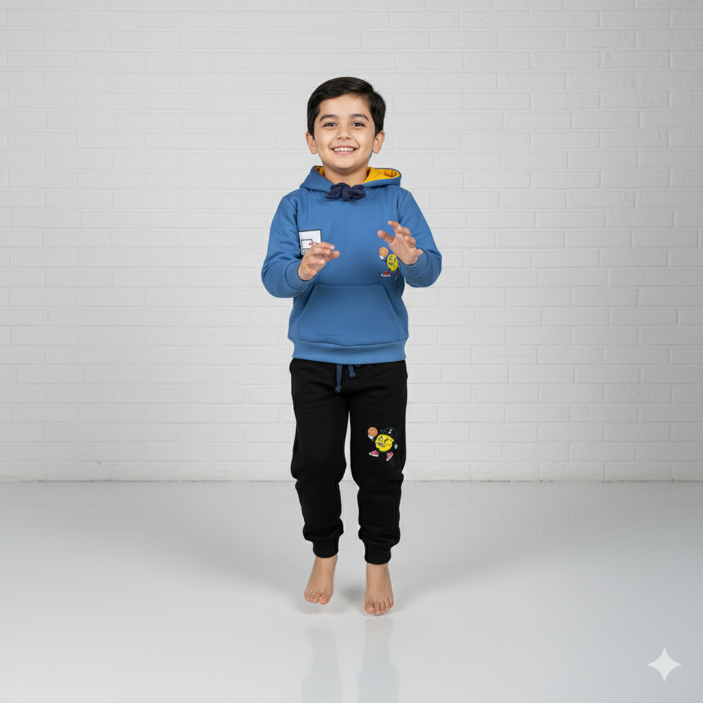 Hoodie || Greyish Blue Mustard Basket ball 🏀 || Hoodies Winter Tracksuits || Over FLEECE || Two sides pockets