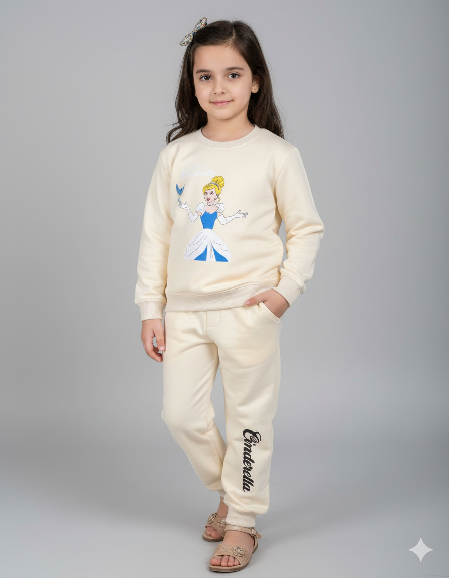 Cinderella Off White || Beautiful Trendy || New Winter Arrival || Warm Soft Fleece