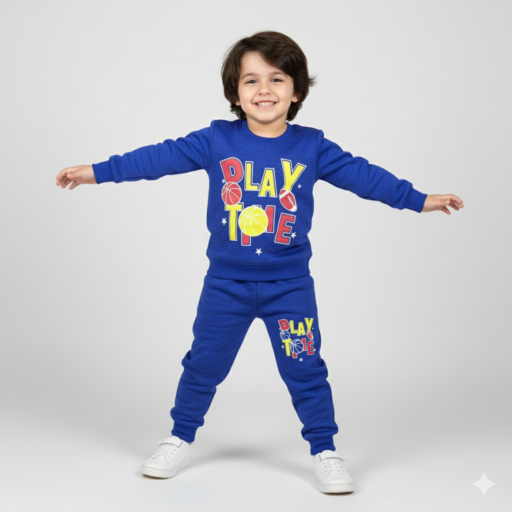 Blue || Play Time || Winter Set Soft Winter Fabric
