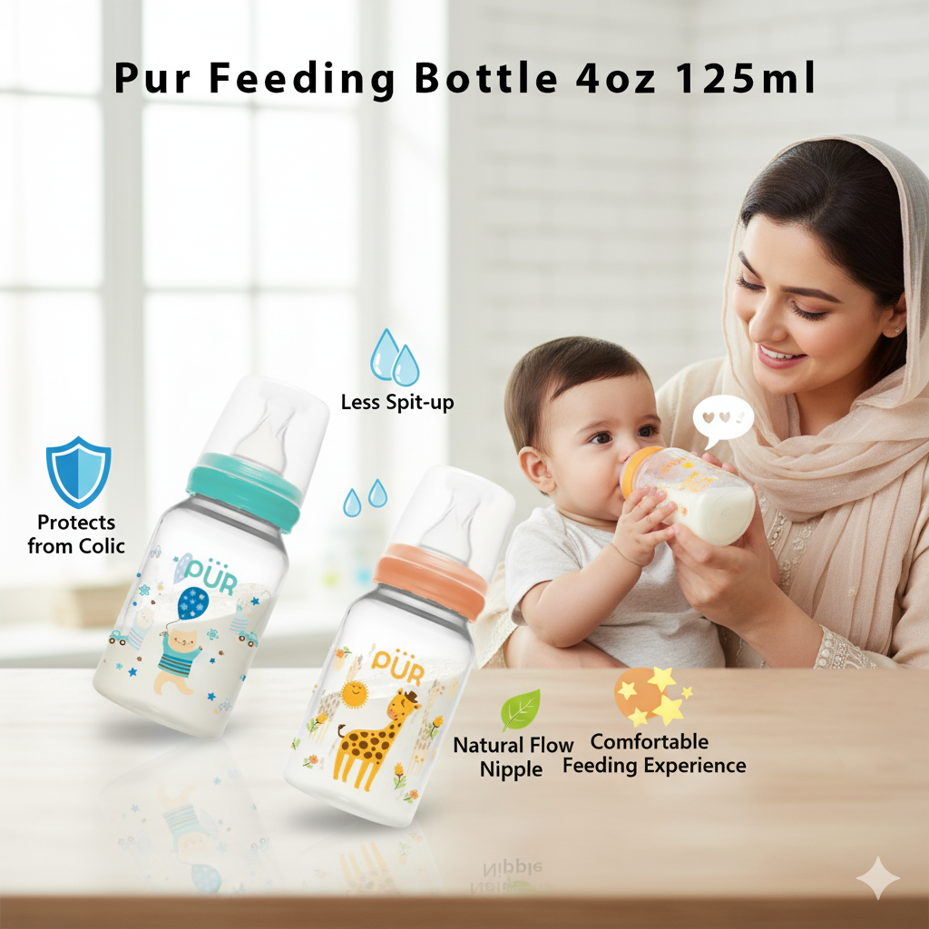 Pur Feeding Bottle 4oz 125ml
