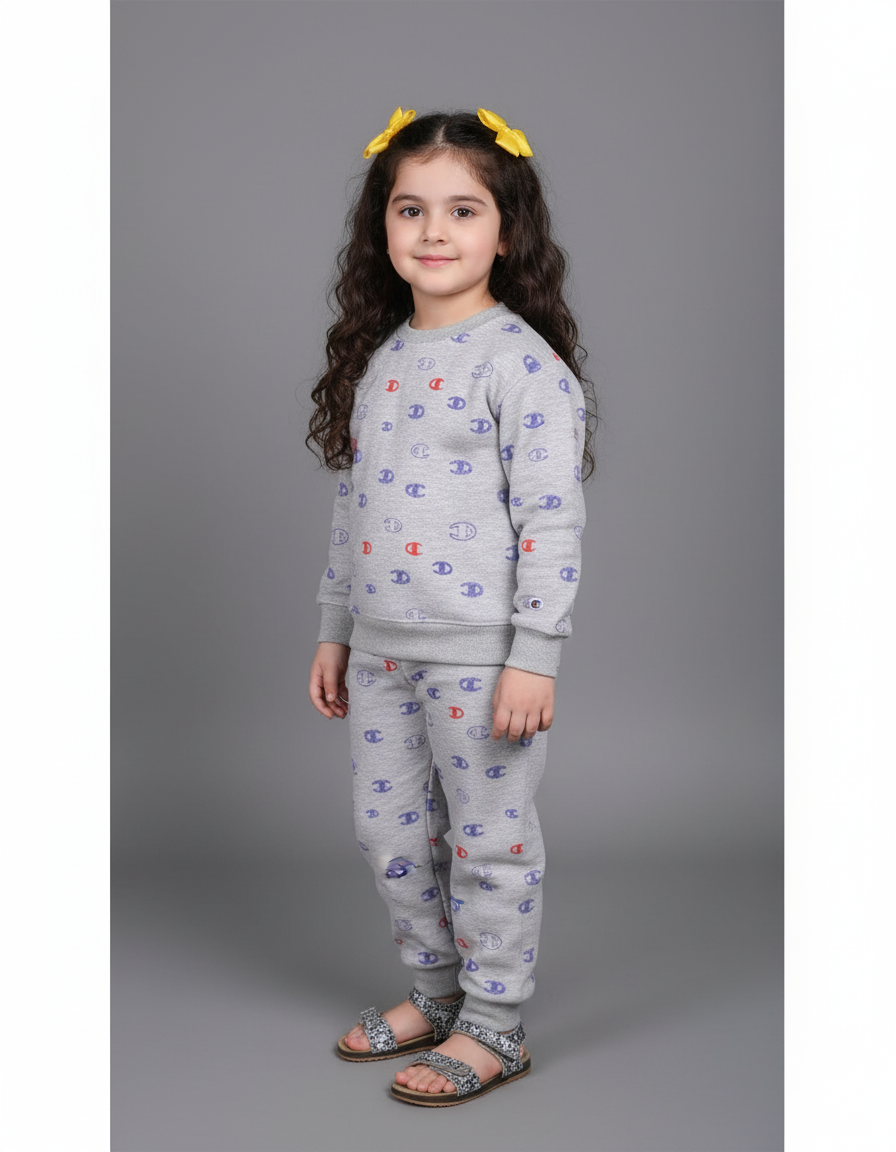 Beautiful Pattern || Light Grey || Soft Winter Fabric
