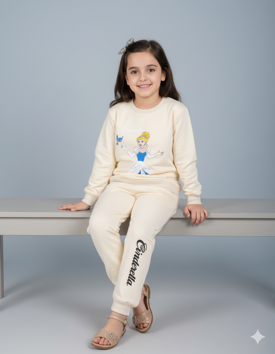 Cinderella Off White || Beautiful Trendy || New Winter Arrival || Warm Soft Fleece