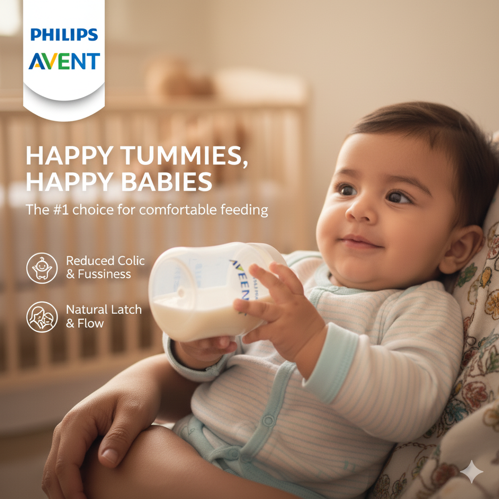 Philips Avent Anti-colic baby bottle 125ml - (SCY100/01)