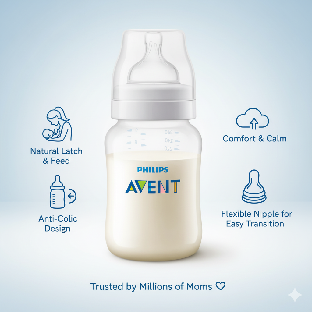 Philips Avent Anti-colic baby bottle 260ml - (SCY103/01)