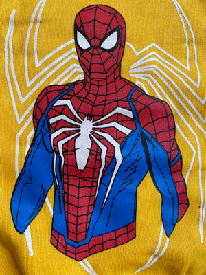 Mini Minors || Yellow Spiderman || Soft Winter Fabric