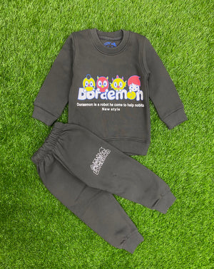 Greyish || Doraemon || Winter Set Soft Winter Fabric