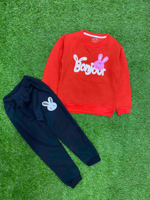 Red Bonjour || Beautiful Bunny Trendy || New Winter Arrival || Warm Soft Fleece