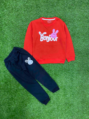 Red Bonjour || Beautiful Bunny Trendy || New Winter Arrival || Warm Soft Fleece