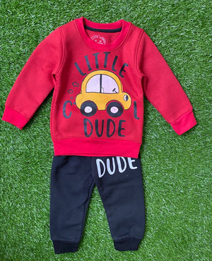 Crimson Comfort Boys Winter Tracksuit