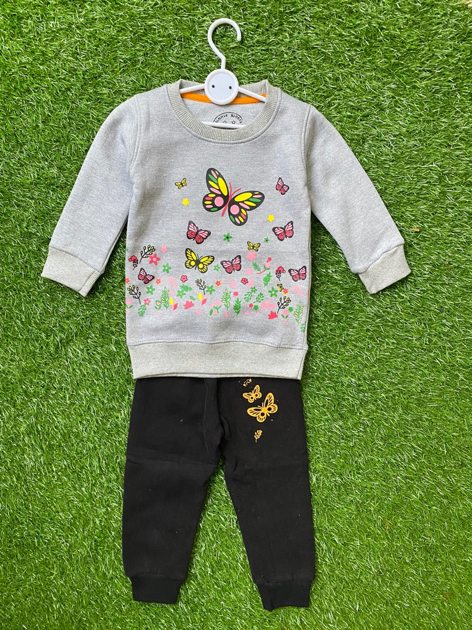 "Butterfly Haven Girls' Winter Tracksuit