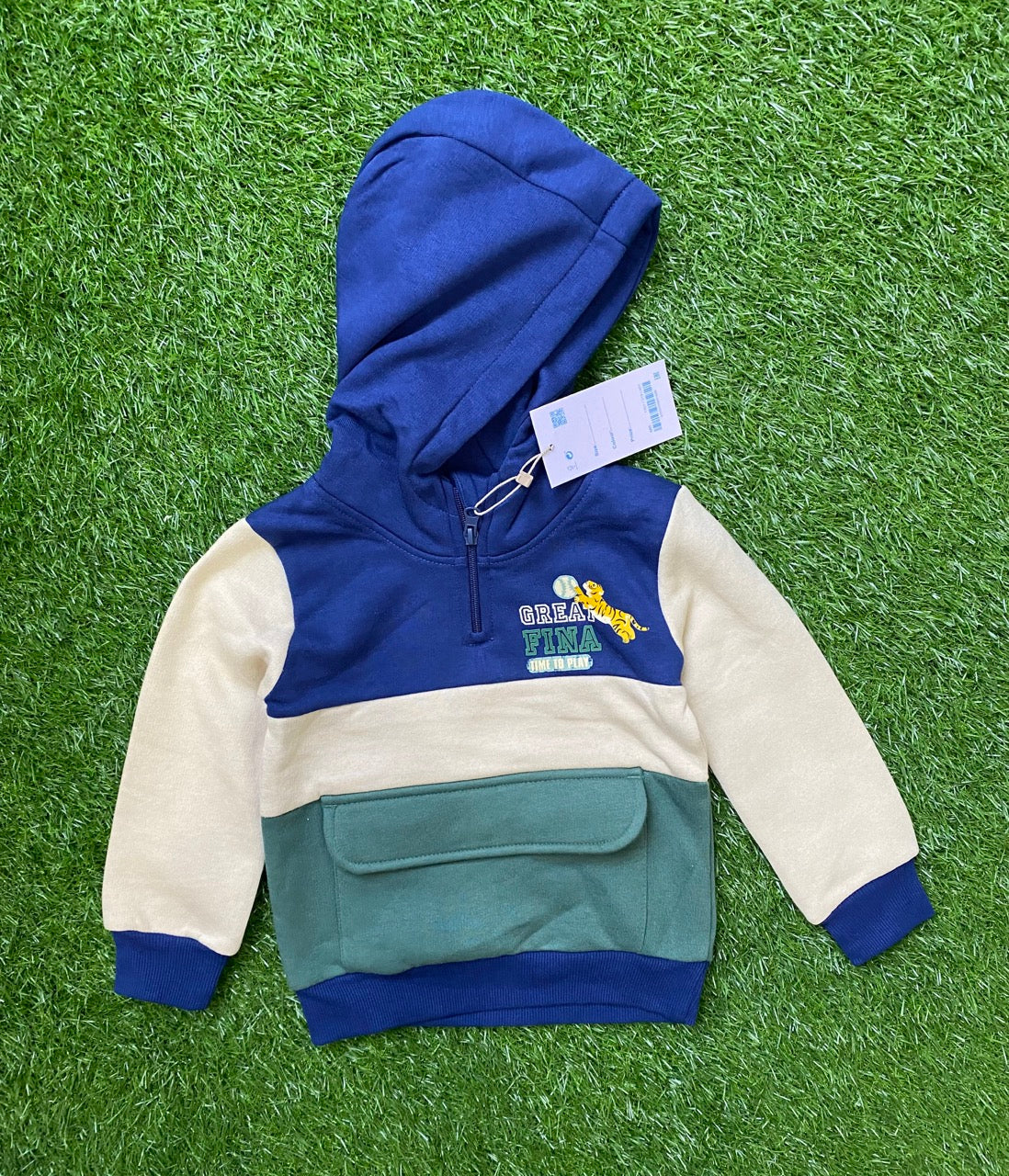 Frosty Elegance Winter Hoodie