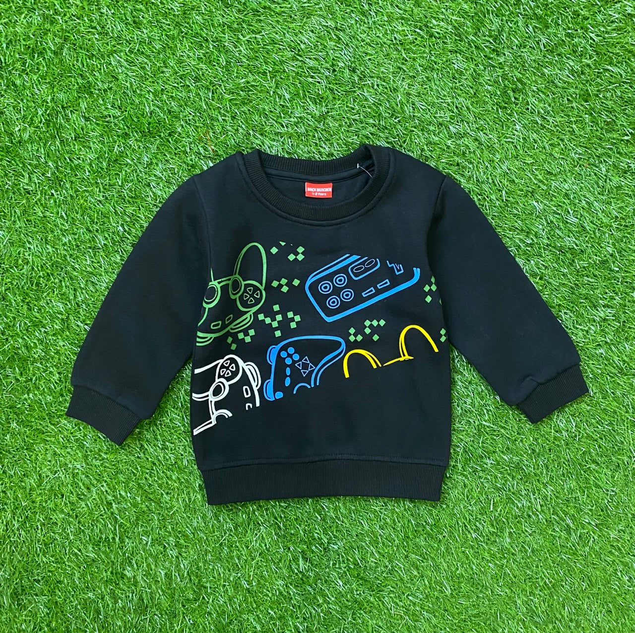 Galactic Journey Black Winter Sweatshirt