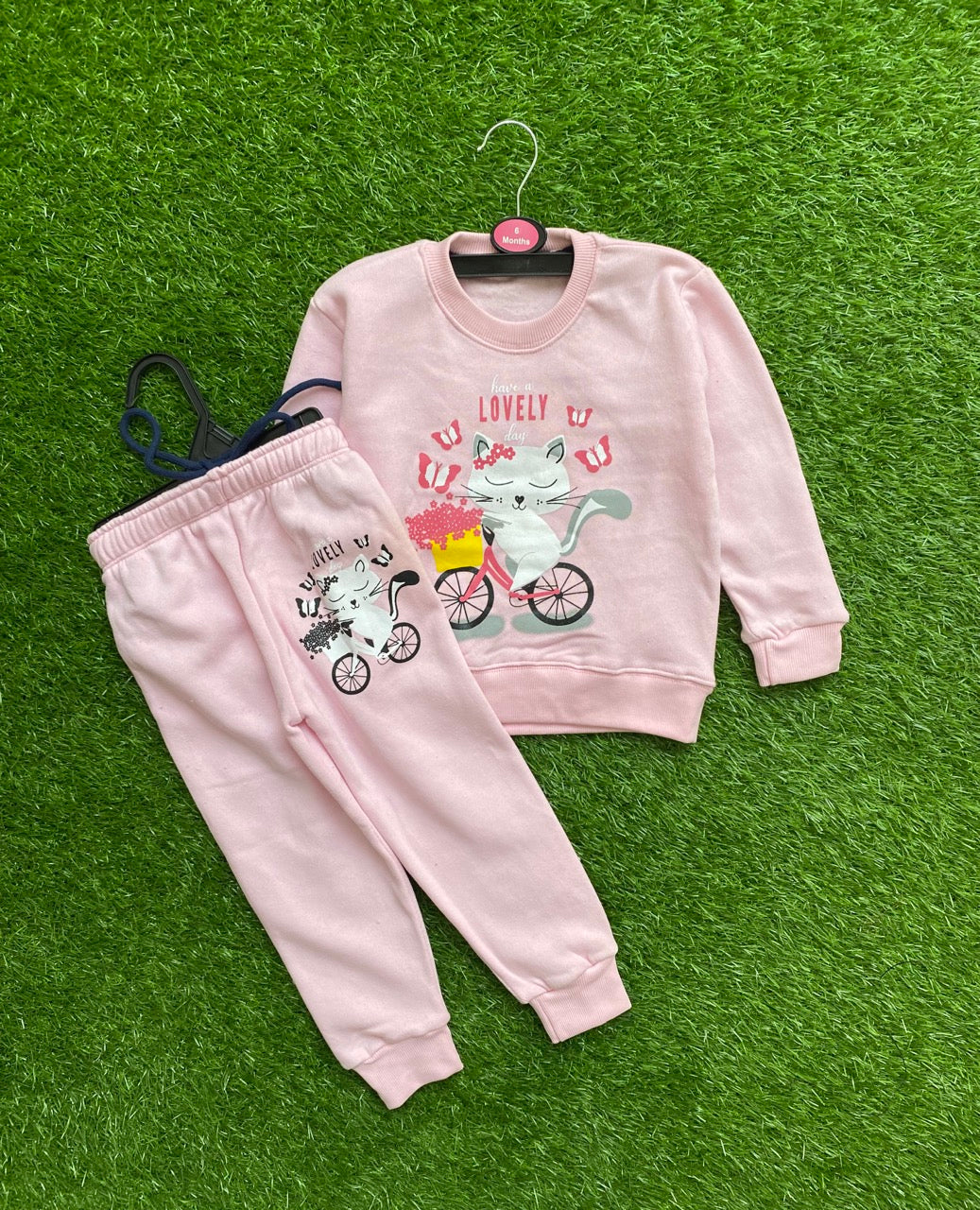 Feline Cozy Chic Winter Tracksuit for Girls