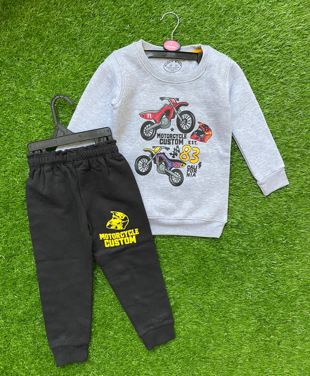 Charcoal Comfort Duo Winter Tracksuit for Boys
