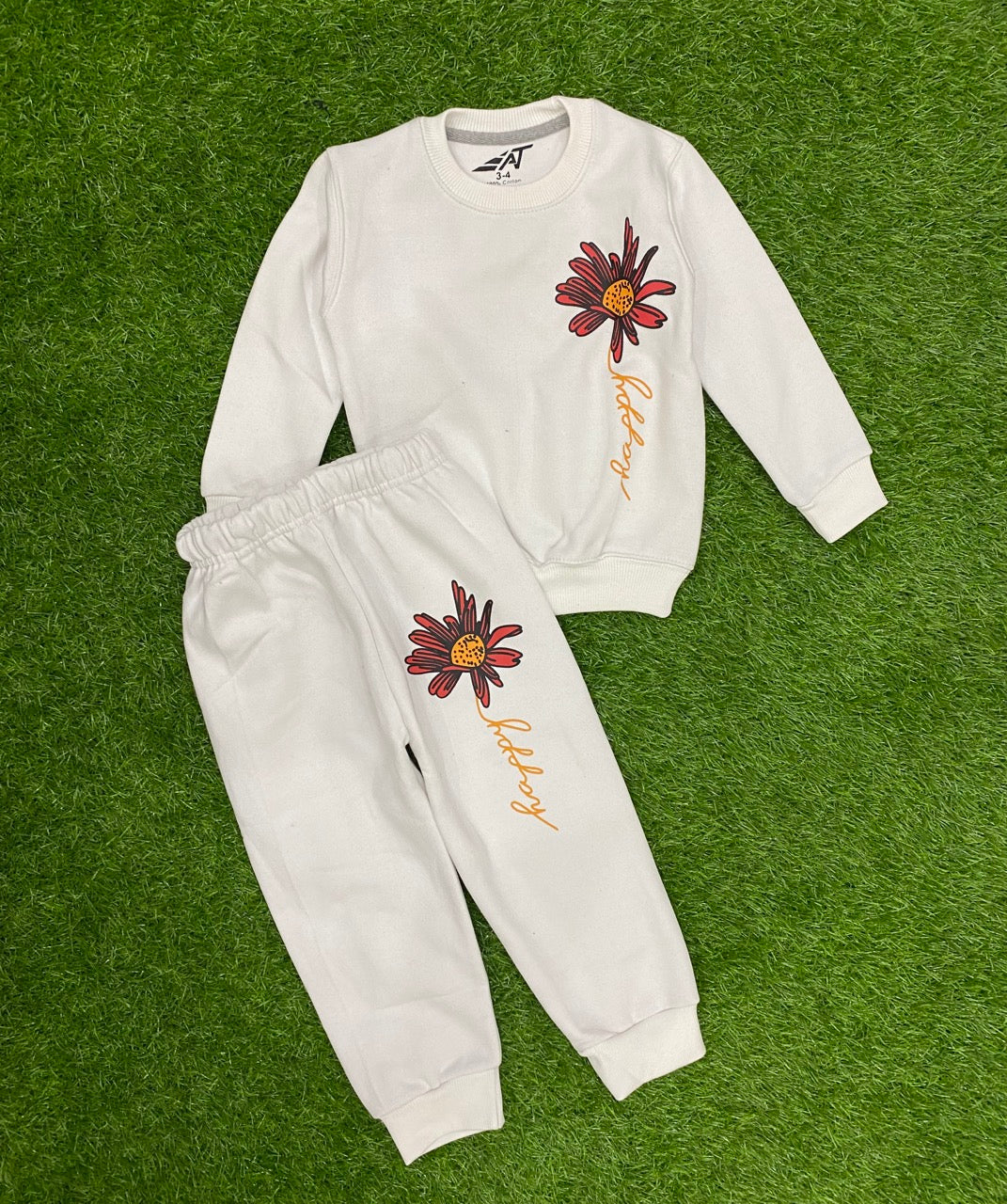 Snowflake Bloom Ensemble Tracksuit for Girls