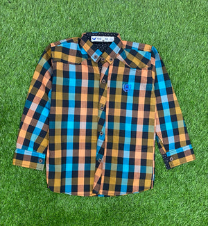 Dapper Checkmate Shirt for Boys