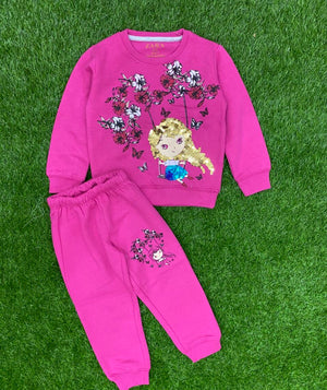 Pink Frost Sequin Duo for Girls
