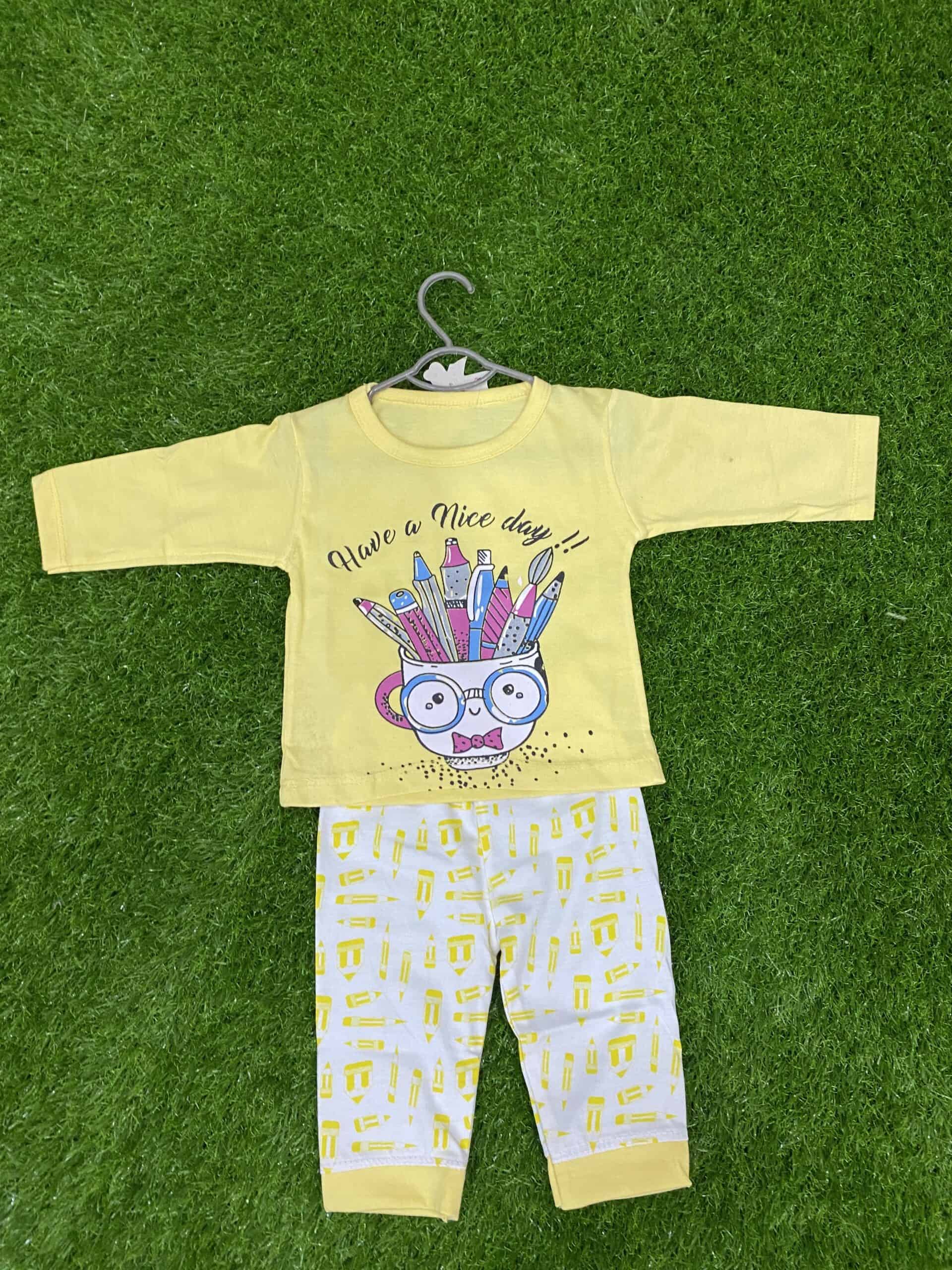 Girls Summer Stylish T-Shirt and Trouser Set