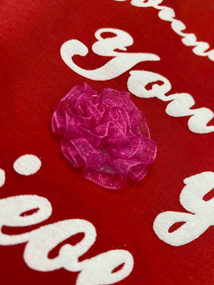 Sharp Red Summer shirt for Girls