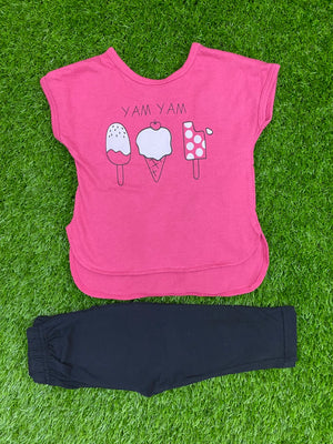 Pink Frooty Summer set for Girls