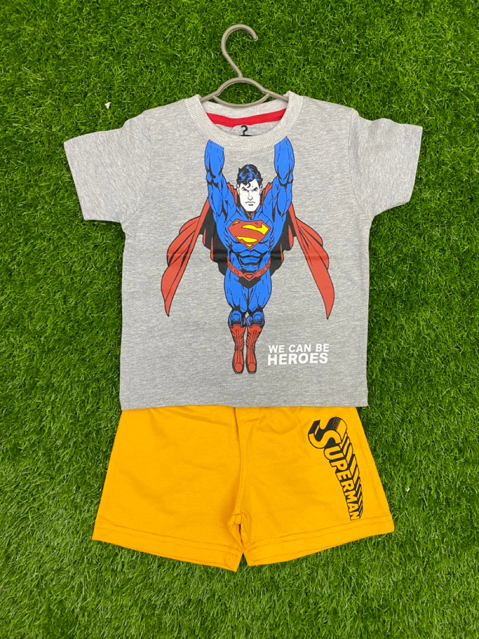 Mini Minor Superman T-Shirt & Short Set