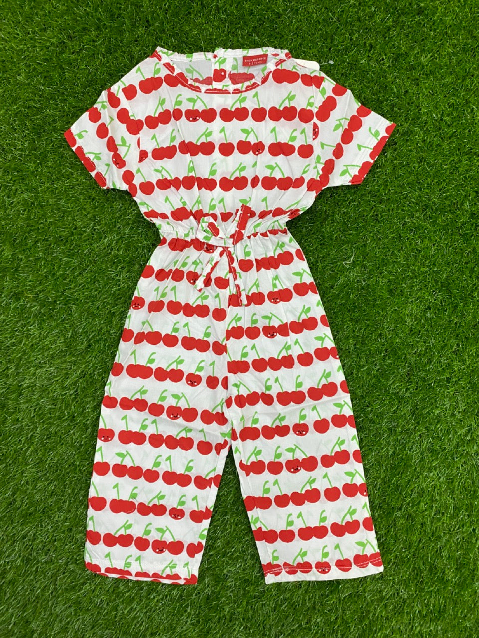 White & Red Beautful New Jumpsuit