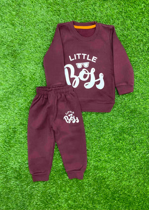 Maroon Glam Cozy Winter Set