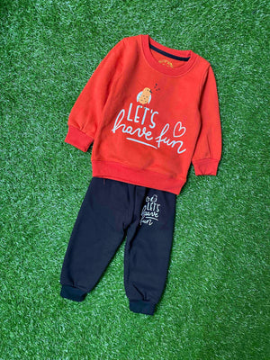 Let's have fun || Charming Red and Black Winter Set