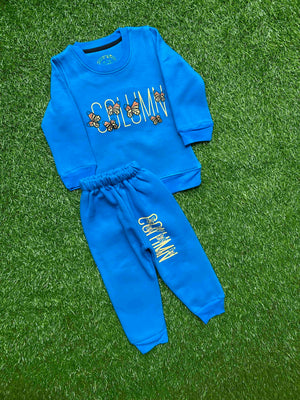 Mini Minors || Blue Butterflies || Soft Winter Fabric