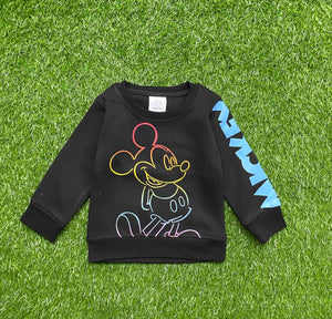 Blue Mickey Sweatshirt Very Soft and Warm Fabric