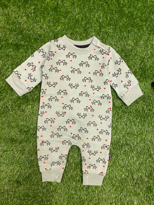 Pattern Romper || Greenish Shade || Beautiful Winter Romper Soft Fabric