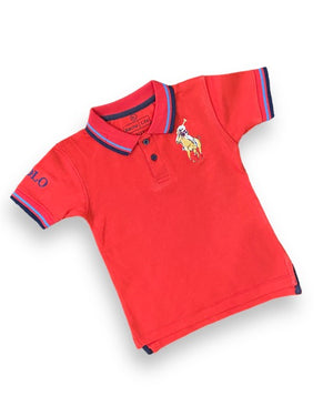 Crimson Classic Boys Formal Polo T-Shirt
