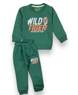 Sea Greenish || Wild TIger Adventure Time || Winter Set Soft Winter Fabric