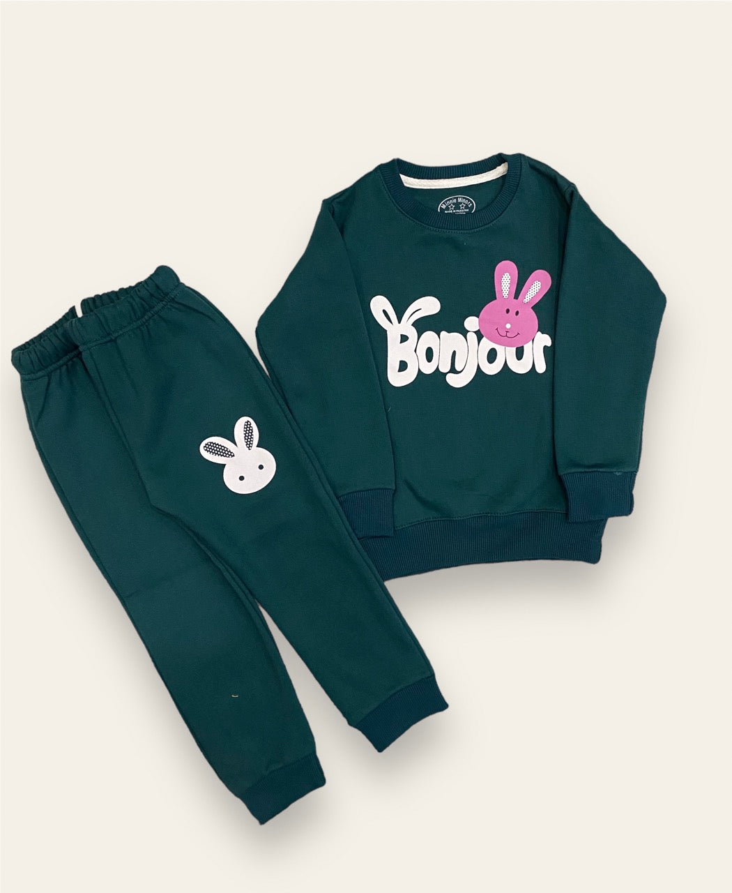 Green Bonjour || Beautiful Bunny Trendy || New Winter Arrival || Warm Soft Fleece