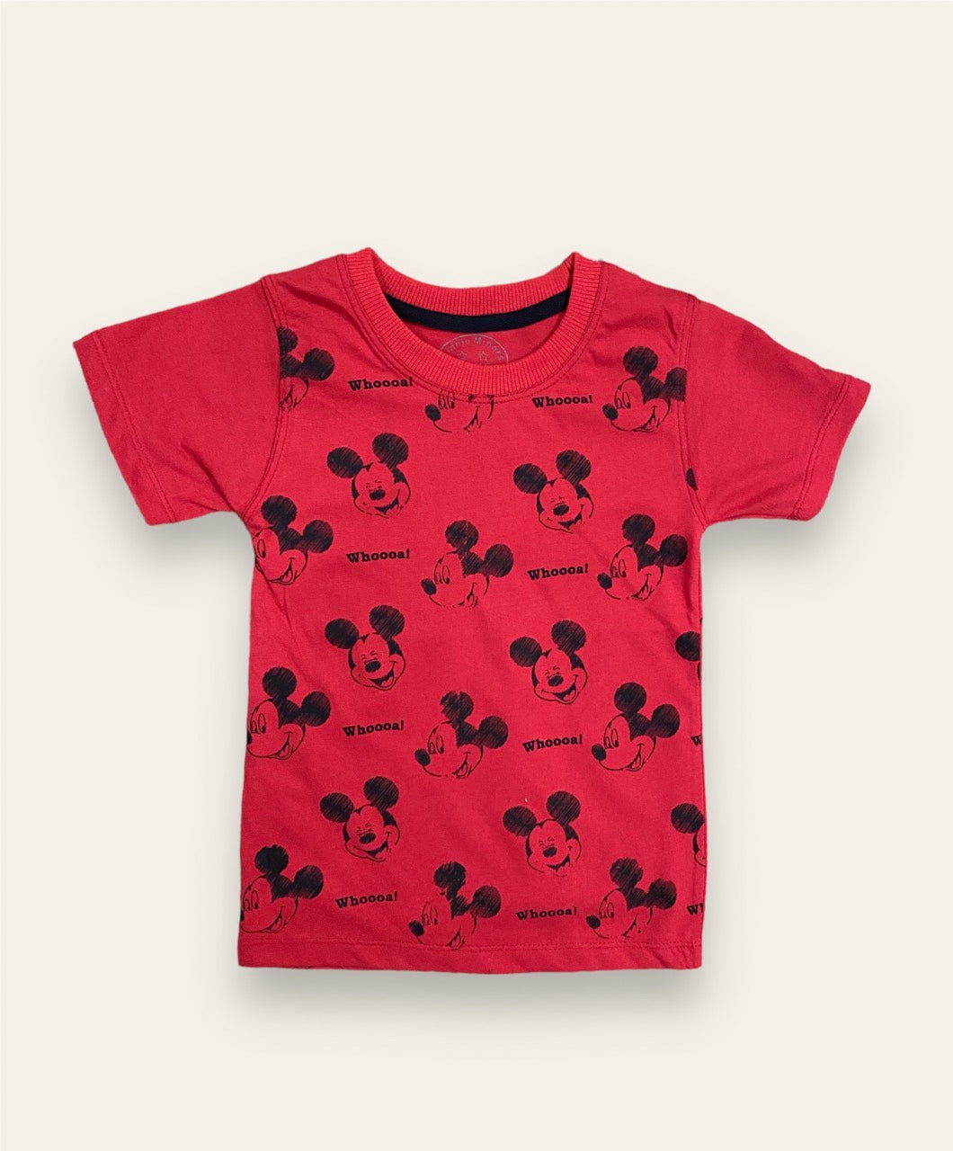 Red Summer Shirt with Disney Magic