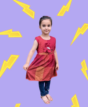 Ruby Rose - Red Frock for Girls