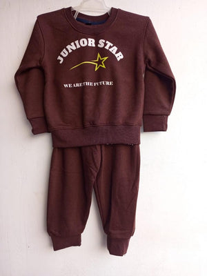Premium Maroon || Junior Star Cinnamon Cozy Soft Premium Winter Fabric