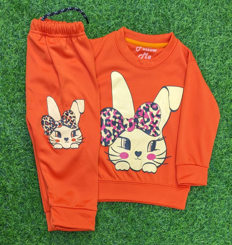 Orange Meow Cozy Ensemble Winter set for Girls
