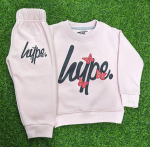 Hupe Cute Pink Cozy Girls Winter Set